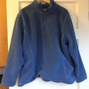 sherpa blue sweatshirt